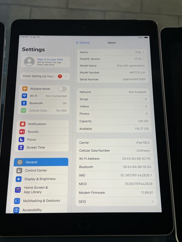 Apple iPad 6th Gen - Image 3