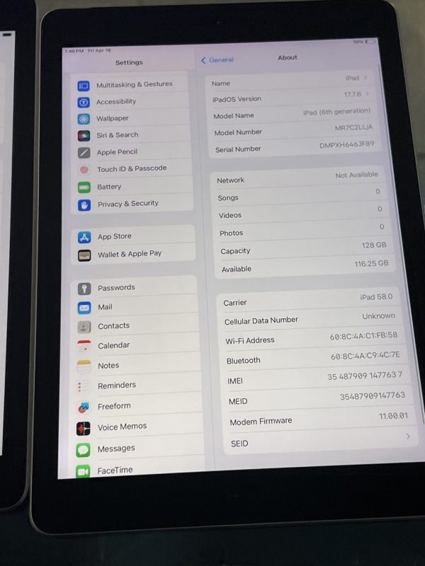 Apple iPad 6th Gen - Image 2