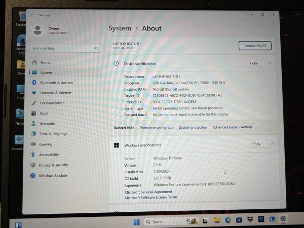 Acer Nitro 5 144Hz - Image 3
