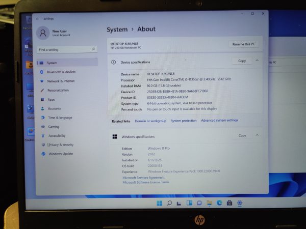 HP 250 G8 15.6 - Image 4
