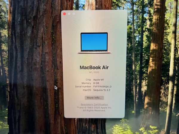 MacBook Air 2020 Apple M1 - Image 4